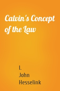 Calvin's Concept of the Law