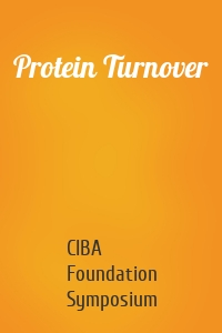 Protein Turnover