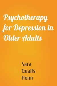 Psychotherapy for Depression in Older Adults