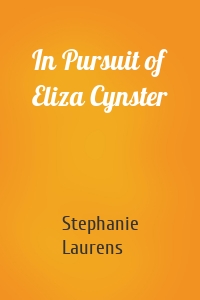 In Pursuit of Eliza Cynster