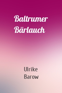 Baltrumer Bärlauch
