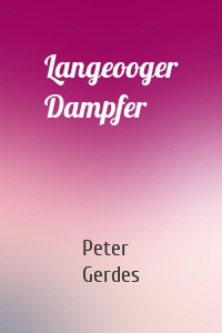 Langeooger Dampfer