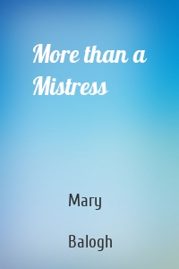 More than a Mistress