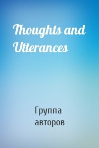 Thoughts and Utterances