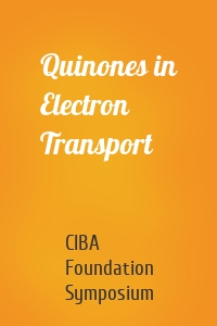 Quinones in Electron Transport