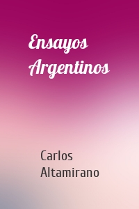 Ensayos Argentinos