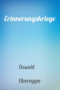 Erinnerungskriege