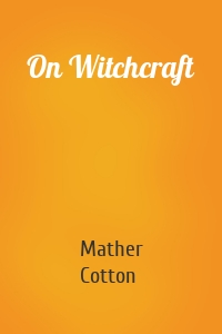 On Witchcraft