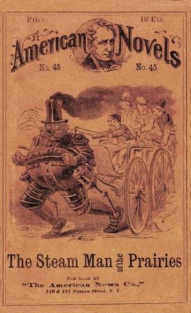 Обложка книги «Паровой человек в прериях» — Эдвард Эллис