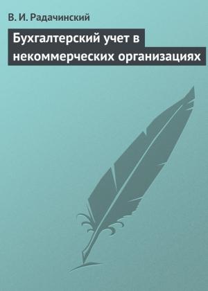 Обложка книги «Бухгалтерский учет в некоммерческих организациях» — Василий Радачинский