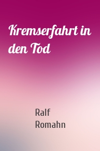 Kremserfahrt in den Tod