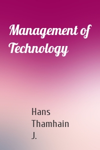 Management of Technology