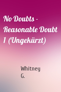 No Doubts - Reasonable Doubt 1 (Ungekürzt)