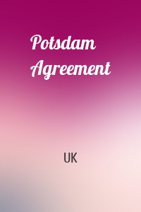 Potsdam Agreement