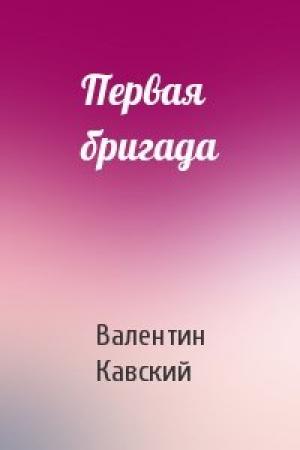 Обложка книги «Первая бригада» — Валентин Кавский