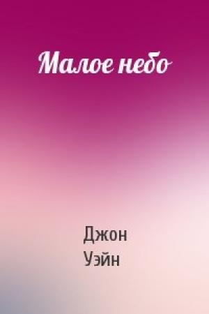 Обложка книги «Малое небо» — Джон Уэйн