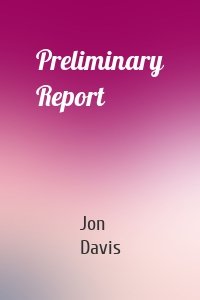 Preliminary Report