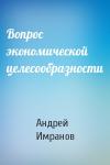Андрей Имранов - Вопрос экономической целесообразности