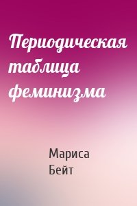 Периодическая таблица феминизма