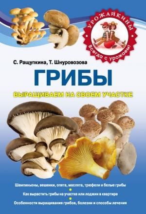 Обложка книги «Грибы. Выращиваем на своем участке» — Светлана Ращупкина, Татьяна Шнуровозова