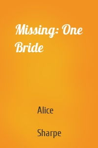 Missing: One Bride