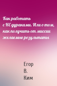 Как работать с НЕ дураками. Или о том, как получить от миссии желаемые результаты