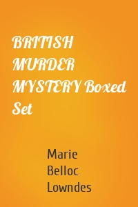 BRITISH MURDER MYSTERY Boxed Set
