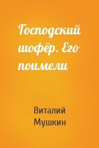 Господский шофёр. Его поимели