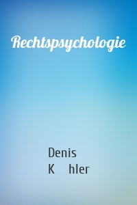 Rechtspsychologie