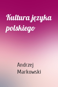 Kultura języka polskiego