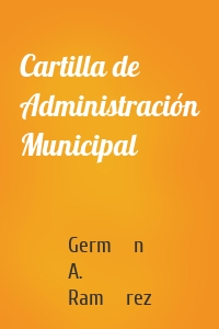 Cartilla de Administración Municipal