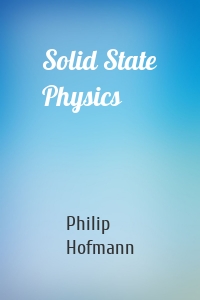 Solid State Physics