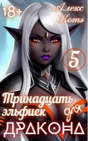 Обложка книги «Тринадцать эльфиек для ДРАКОНА. Том 5 (СИ)» — Алекс Голд