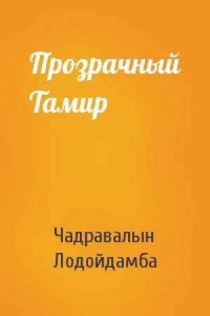 Обложка книги «Прозрачный Тамир» — Чадравалын Лодойдамба