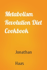 Metabolism Revolution Diet Cookbook