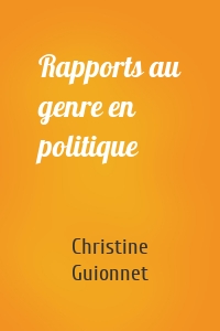 Rapports au genre en politique