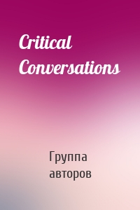 Critical Conversations