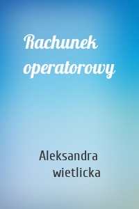 Rachunek operatorowy