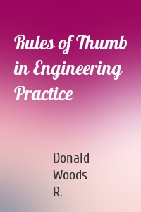 Rules of Thumb in Engineering Practice