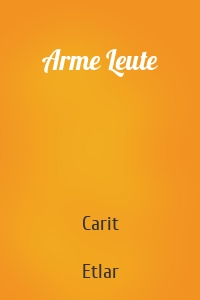 Arme Leute