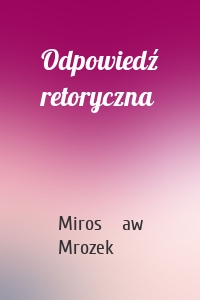 Odpowiedź retoryczna