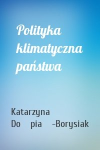 Polityka klimatyczna państwa