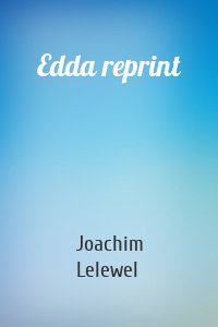 Edda reprint