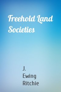 Freehold Land Societies