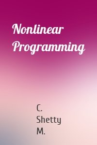 Nonlinear Programming