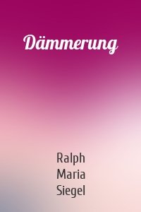 Dämmerung