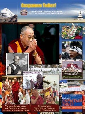 Обложка книги «Материалы сайта Savetibet.ru» — Тензин Гьяцо