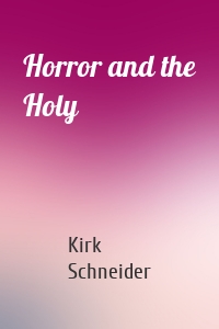 Horror and the Holy