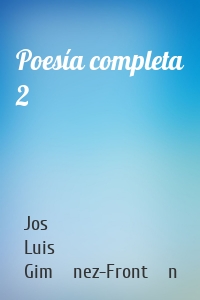 Poesía completa 2