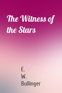 The Witness of the Stars